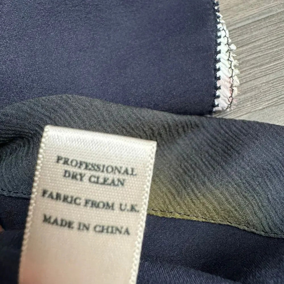 Rachel Roy Women's Blouse Top Size 2 Multicolor Floral 100% Silk Sleeveless - Picture 5 of 7